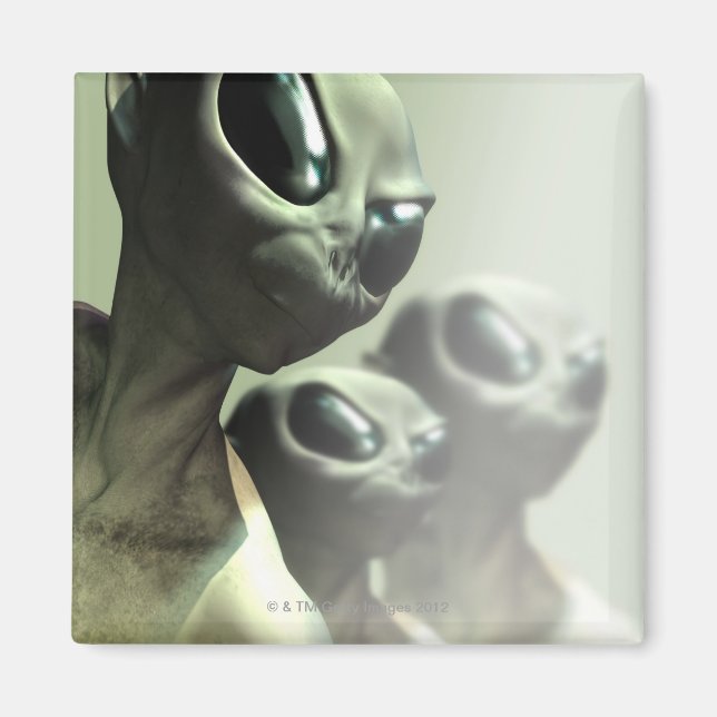 Íman Família de aliens amontoados. (Frente)