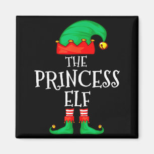 Íman Família de Elfo Divertida Camisola de Natal Prince