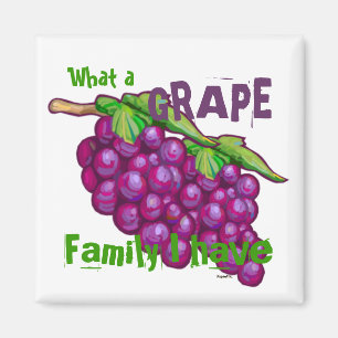 Íman Família de Uvas (personalizar)