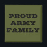 Íman Família do Exército Orgânico Magnet<br><div class="desc">Família do Exército Orgânico Magnet</div>