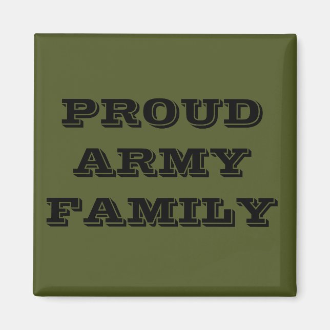 Íman Família do Exército Orgânico Magnet (Frente)
