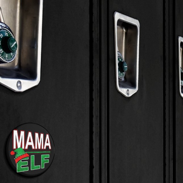 Íman Família Elf | Feriado de Natal Mama Elf #TeamElf (Criador carregado)