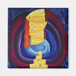 Íman Família Junta Retrato Moderno Pintura