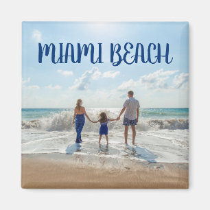 Íman Família MIIAMI BEACH Seashoray Holiday Souvenir
