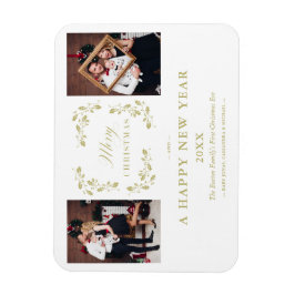 Íman Família Moderna Elegante de Fotos do Natal 2