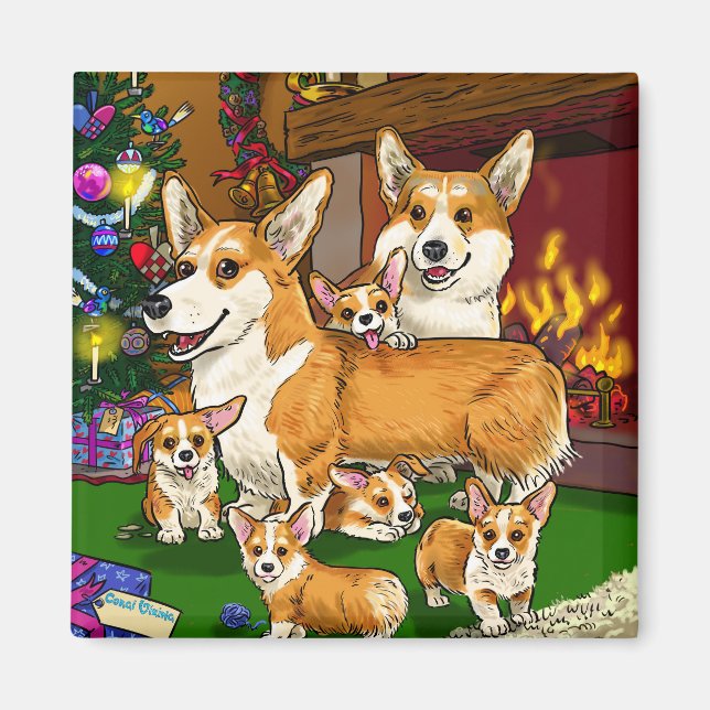 Íman Família na árvore de Natal (Frente)