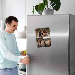 Íman Família Personalizada de Colagem da Galeria de Gra