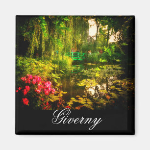 Íman Familiar Claude Monet Giverny Pond Lily Magnet