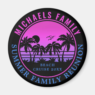 Íman Familiar Reunion Beach Cruise Férias Sunset 60