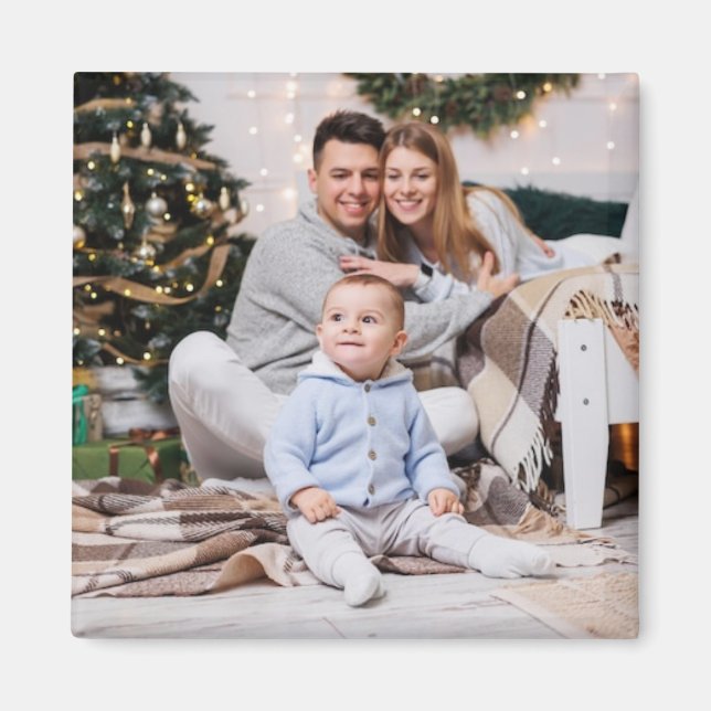 Íman Family Holiday Christmas Stocking Stuffer Magnet (Frente)