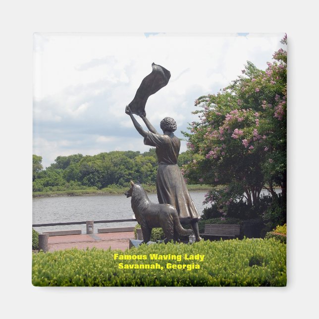 Íman Famosa Mulher de Savannah (Frente)