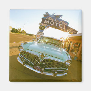 Íman Famoso Motel Blue Swallow na Rota 66