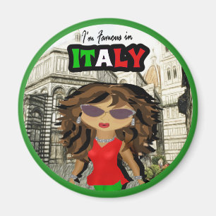 Íman Famoso na diva de Italia