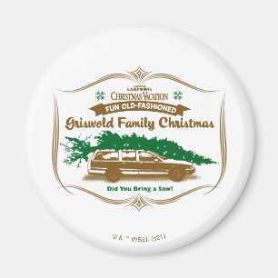 Íman Famoso Natal da família Griswold, velha e moída