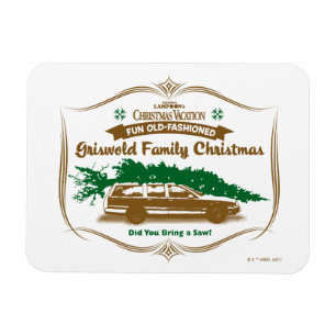 Íman Famoso Natal da família Griswold, velha e moída