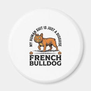 Íman Fantasia de Abóbora para Bulldog Francês de Hallow