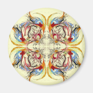 Íman Fantasia de Árvores e Pássaros