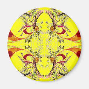 Íman Fantasia de Árvores e Pássaros