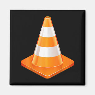 Íman Fantasia de Cone de Trânsito de Halloween