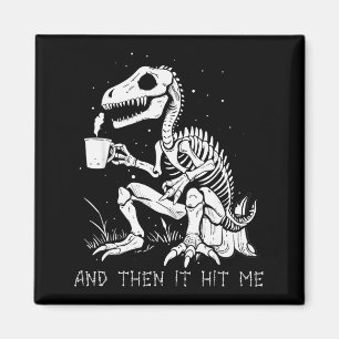 Íman Fantasia de Esqueleto de Dinossauro Engraçado para