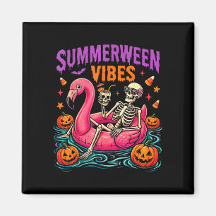 Íman Fantasia de esqueleto de Halloween de verão assust