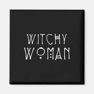 Íman Fantasia de Halloween de Mulher Witchy