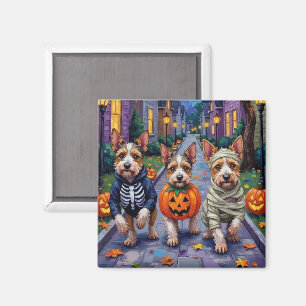 Íman Fantasia de Halloween do Biewer Terrier para Doces