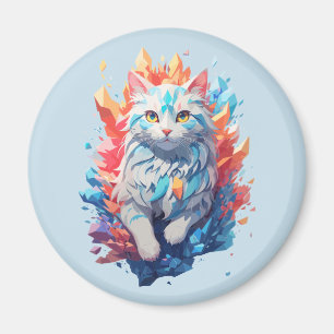 Íman Fantasia Gato Fogo e Gelo