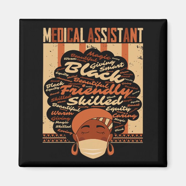 Íman Fantasia Médica de Istambul, Mulher Afro, Brisada  (Frente)