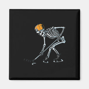 Íman Fantasias de Esqueleto de Hockey no Gelo de Hallow