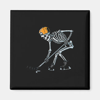 Íman Fantasias de Esqueleto de Hockey no Gelo de Hallow