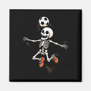 Íman Fantasias de Halloween de bola de futebol esquelet