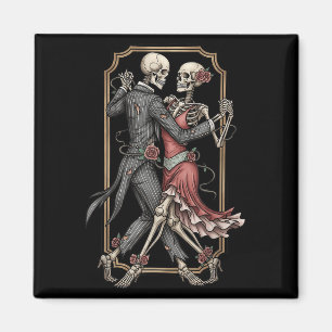 Íman Fantasias de Halloween de Tango de Esqueleto Dança
