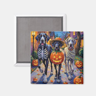 Íman Fantasias de Halloween para Great Danes em Doces o