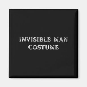 Íman Fantasias de Homem Invisível Divertidas e Preguiço