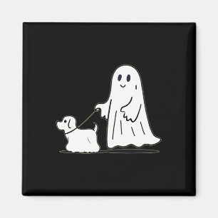 Íman Fantasma Andando Cachorro Ghostie Dia de as Bruxas