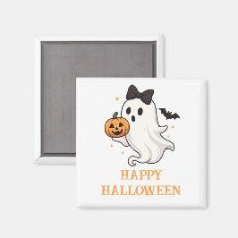 Íman Fantasma Bonito com Arco e Pumpkin | Dia das Bruxa