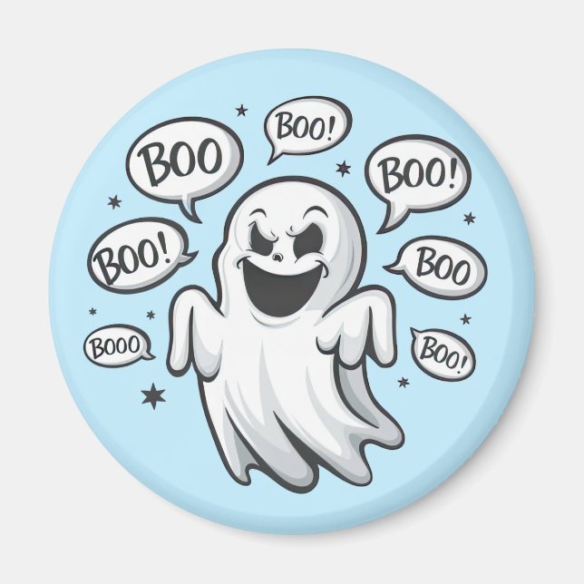 Íman Fantasma Boo Engraçado (Frente)