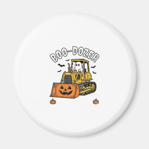Íman Fantasma de Halloween Boo Dozer Bulldozer Engraçad