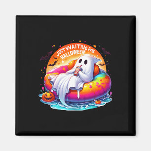 Íman Fantasma do Halloween Esperando Piscina de Diversã