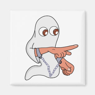 Íman Fantasma encadeado apontando para a frente