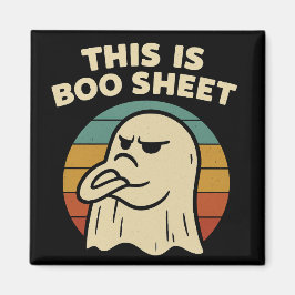 Íman Fantasma Engraçado "Isto É Folha de Boo" Halloween