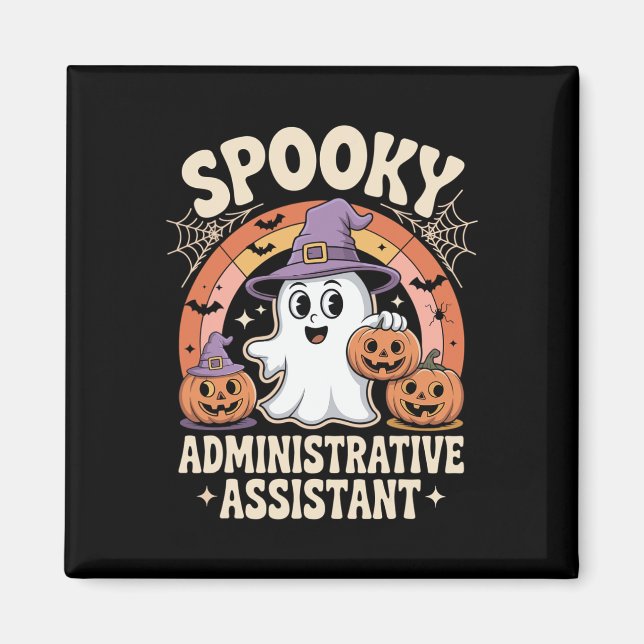 Íman Fantasma Ghost Pumpkin Hallowe, em Instante, Spook (Frente)