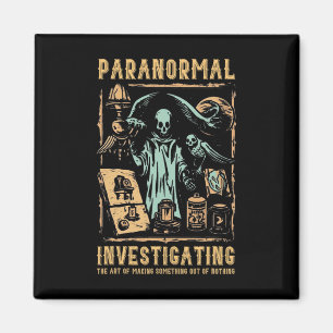 Íman Fantasma Hunando Investigador Design Paranormal In