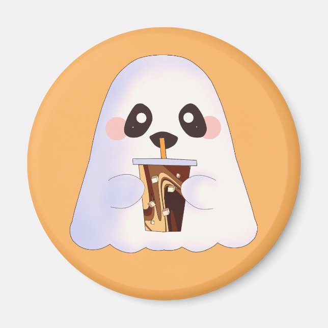 Íman Fantasma Spooky Com Café Forçado (Frente)