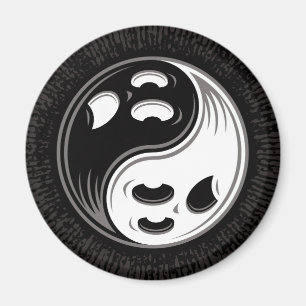 Íman Fantasma Yin Yang Black and White