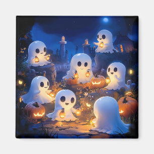 Íman Fantasmagoria de Halloween Lanternas de Abóbora No