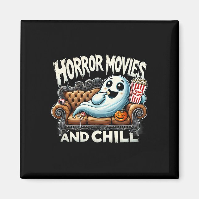 Íman Fantasmas do Fantasma do Halloween e Chill Mov (Frente)