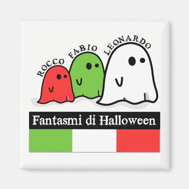 Íman Fantasmas do Halloween Italiano, Fantasmi di Hallo (Frente)