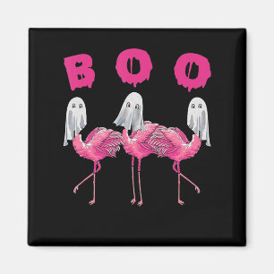 Íman Fantasmas Engraçado Flamingo Boo Halloween Presen